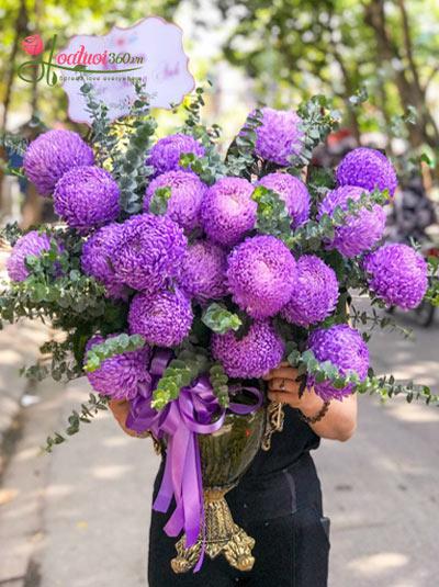 Chrysanthemum peony vase - Desire