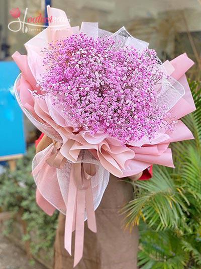 Baby's breath bouquet - Love you forever