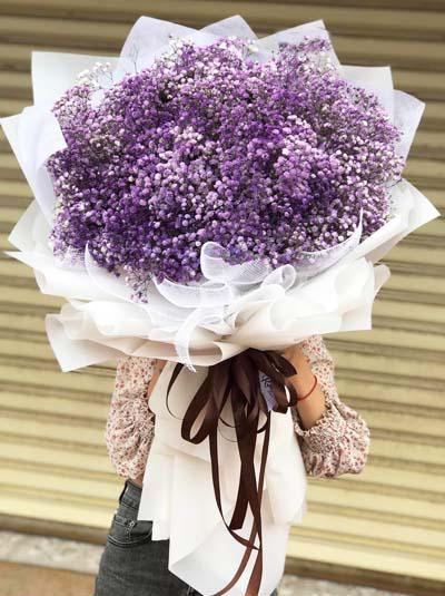 Baby's breath bouquet  - Hot Stuff