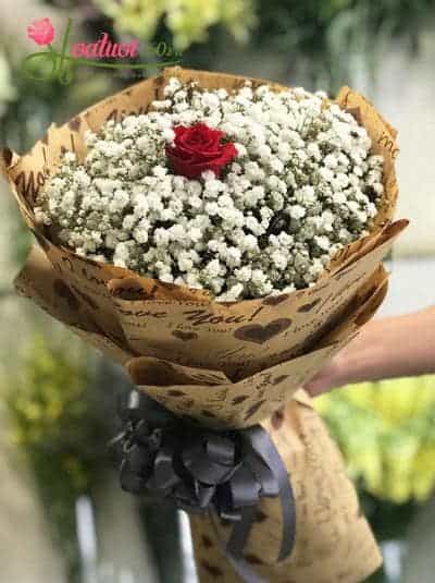 Baby's breath bouquet  - Sublime love