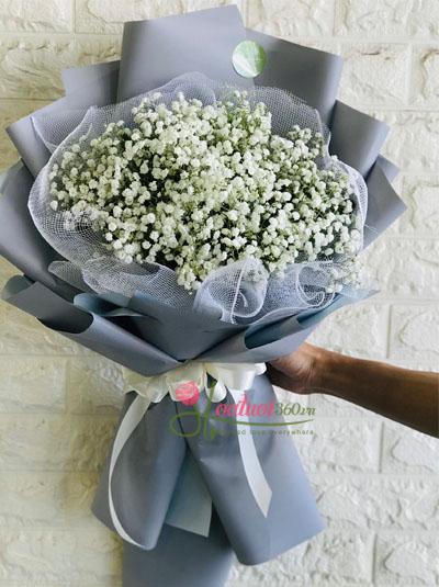 Baby's breath bouquet  -  Amore Mio