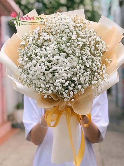 Baby's breath bouquet - Downy