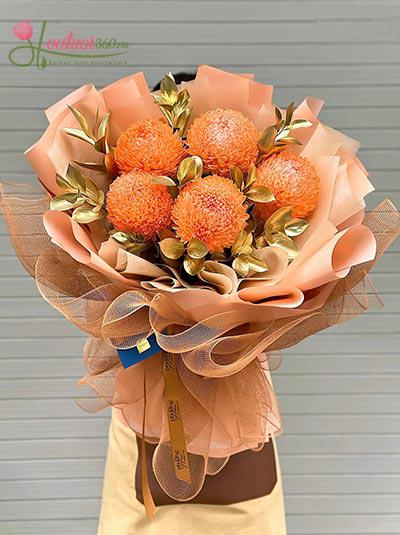 Chrysanthemum peony bouquet - Stand by me