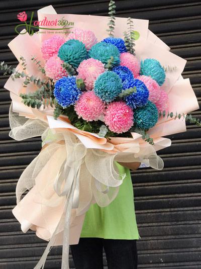 Chrysanthemum peony bouquet - New color