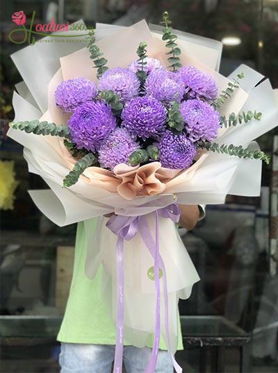 Chrysanthemum peony bouquet - Beautiful day