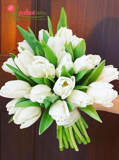 Tulip flowers bouquet - Marry me