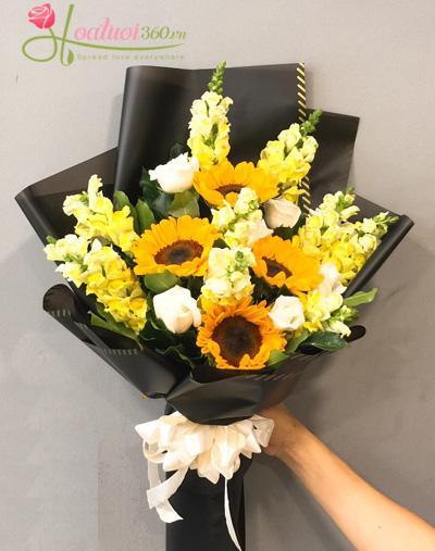The most popular sunflower bouquet