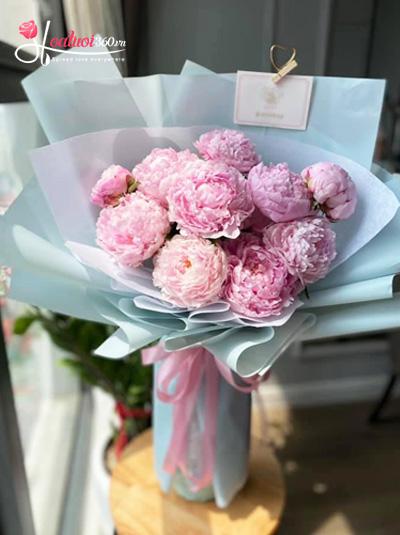 Pink peony bouquet - Dreamy colors