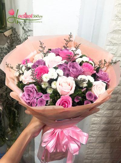 Birthday flowers - Words of love