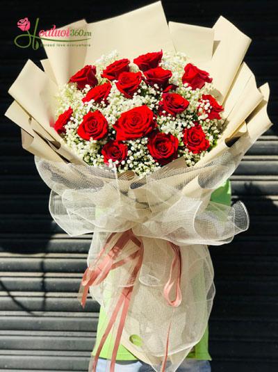 Ecuadorian rose bouquet - Passionate love