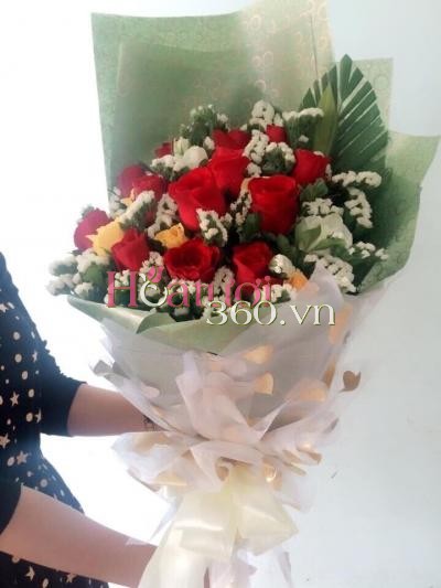 Long stem flower bouquet - Urbane