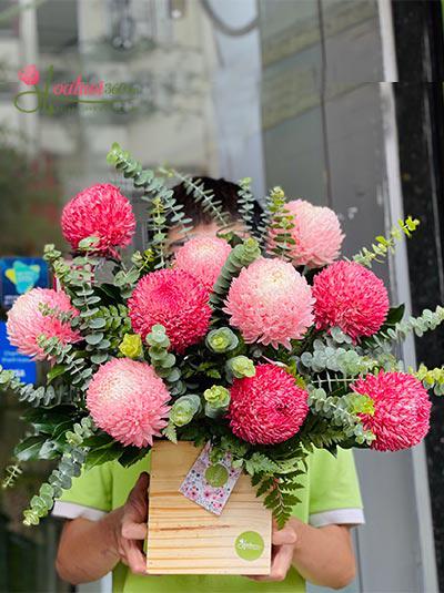 Chrysanthemum peony box - Dad is everything