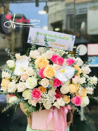 Congratulation flowers - Best luck