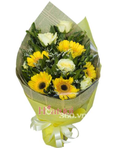 Graduation flowers - Yellow color