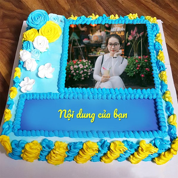 Custom photo cake in Vietnam