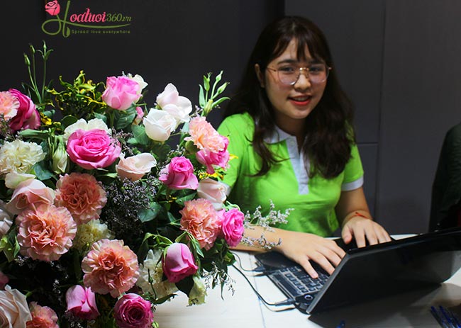 Nhân viên sales admin tại Hoa tươi 360