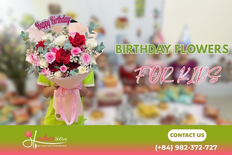 birthday flowers for kids