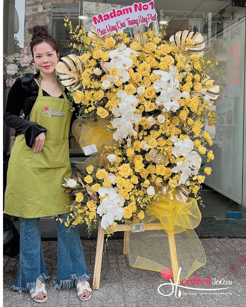 Grand Opening Flower Shelf Bac Lieu