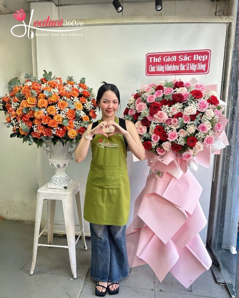 Grand Opening Flower Shelf Ca Mau