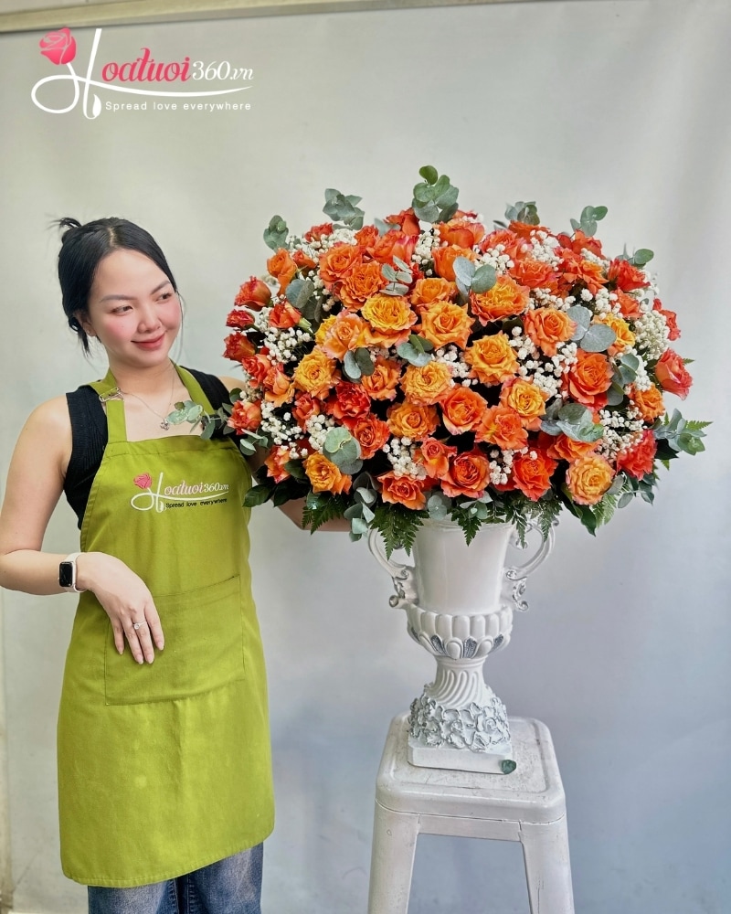 roses is the best flowers for the office environment