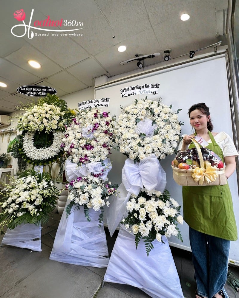Sympathy Flowers in Bac Lieu