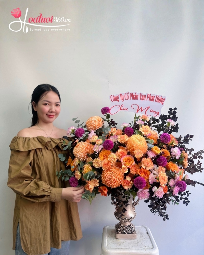 When to send flowers to an office in Vietnam