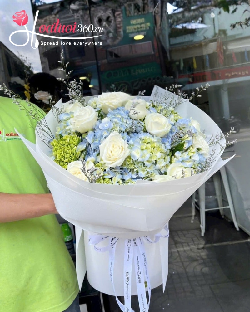 hydrangea get-well-soon flowers in Vietnam