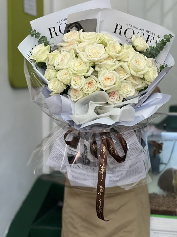 White Rose Bouquets