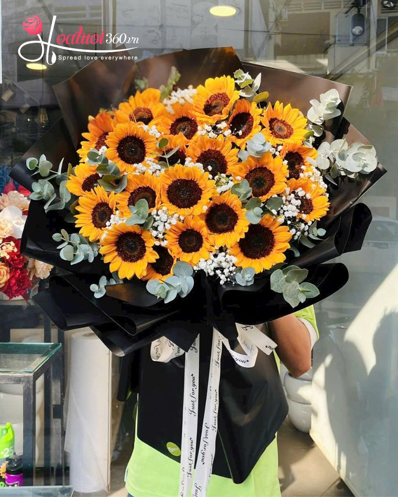 Sunflower bouquet for boyfriend