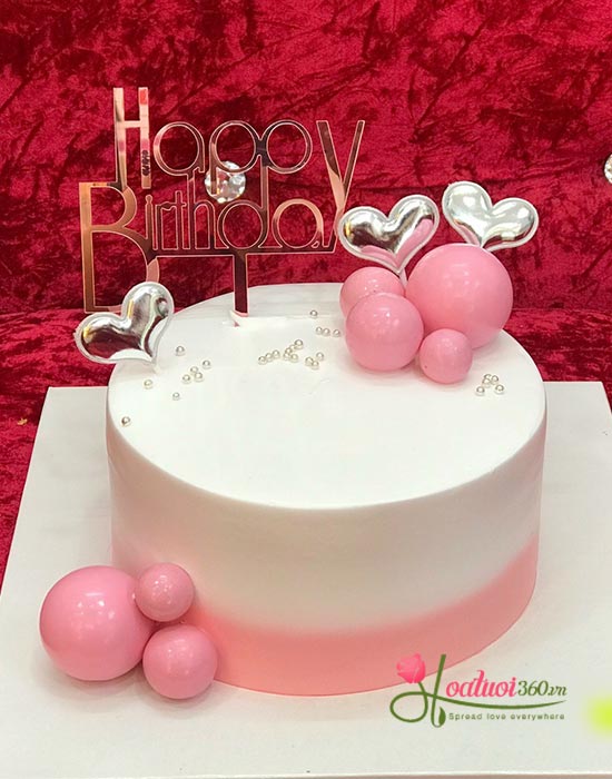 Birthday cake - Pink love