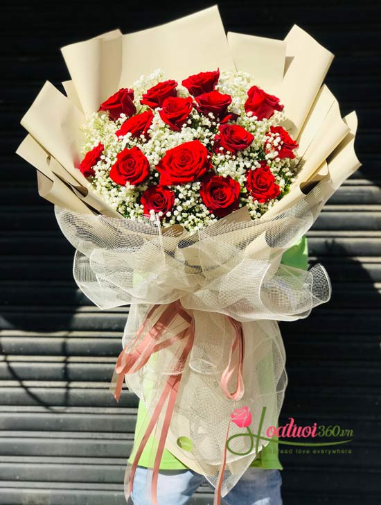 Ecuadorian rose bouquet - Passionate love