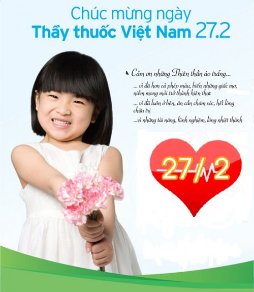 lời chúc mừng ngày thầy thuốc 27/2