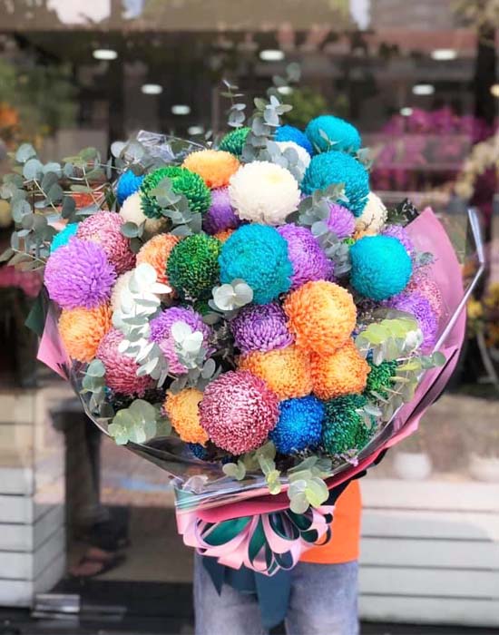 Chrysanthemum peony bouquet - Wonderland